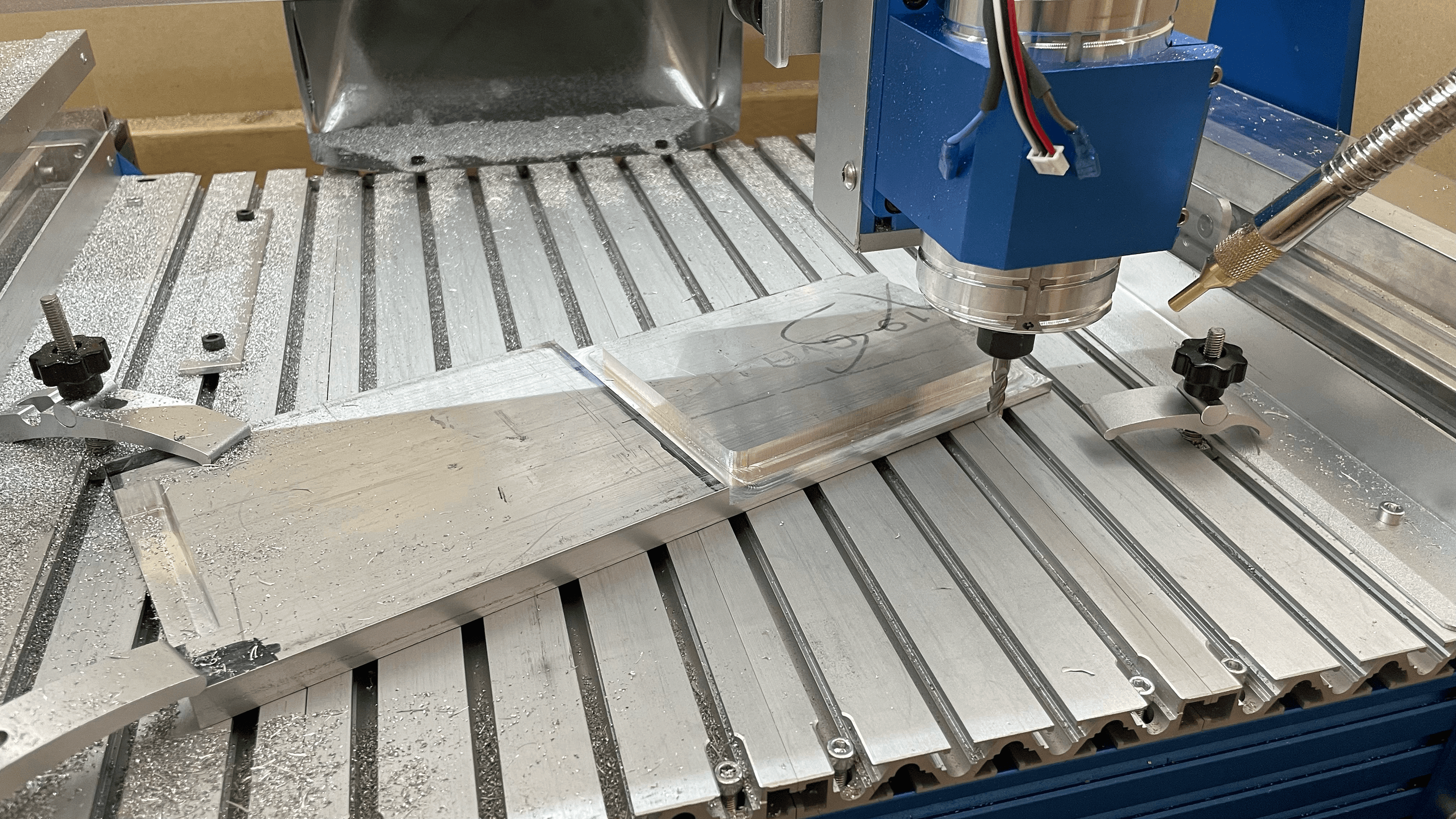 Stock material comes loose during operation